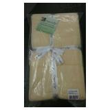 Yellow Comfort And Joy 4 Piece Hand Towel Set