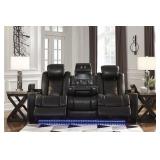 Ashley 370 PWR REC Sofa w/ADJ Head Rest