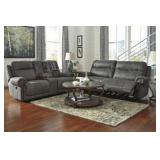 Ashley 38401 XL REC 91" Sofa & Love Seat