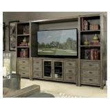 Whalen Beckham XXL 4 pc Wall Unit Entertainment