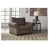 Ashley 49102 Nisso Walnut XL 52" Club Chair