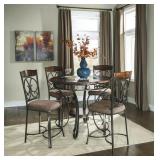 Ashley D329 Glambrey 5 pc Counter Dining Suite