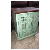 Elements Antique Green Cabinet