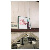 Vintage Style Metal Coke Sign