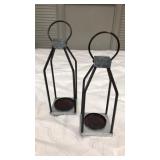 Ashley Rustic Candle Holders