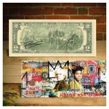 Autographed Warhol/Basquiat $2 Bill