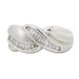 Platinum 1/2 ct Baguette Diamond Ring