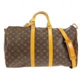 Louis Vuitton Keepall 45 Bandouliere Handbag