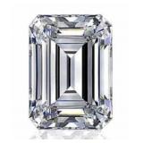 Emerald Cut 6.06 Carat VS2 Lab Diamond