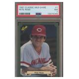 Vintage 1987 Classic MLB Game #1 Pete Rose Card