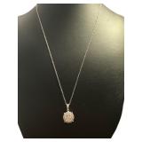 Round Brilliant Diamond Designer Necklace