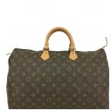 LOUIS VUITTON BROWN MONOGRAM SPEEDY 40 HANDBAG