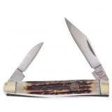 Hen & Rooster HR332DS Pen Folder Deer Stag Knife