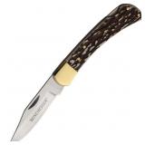 Winchester WN6220080W Medium Stag Lockback Knife