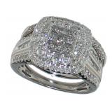 10kt Gold Brilliant 1.50 ct Diamond Bridal Set