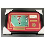Autographed Jerry Rice 49ers Framed Photo