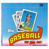 1989 Topps Baseball Cellow Box