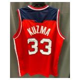 Autographed Kyle Kuzma Wizards Jersey