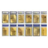Star Trek 23KT Gold Card Set
