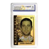 23K Gold Aaron Rodgers Packers Card
