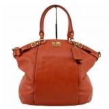 COACH Leather 2Way Tote Bag