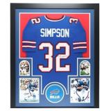 Autographed OJ Simpson Custom Framed Jersey