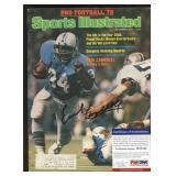 Autographed Earl Campbell Sports Magazine