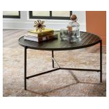 ASHLEY DORALEY 35" ROUND COFFEE TABLE