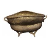 Brass Footed Pot