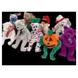 (10) Beanie Babies