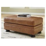 Ashley Carianna Leather Ottoman