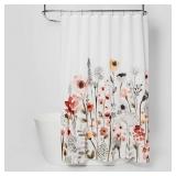 Floral Wave Shower Curtain