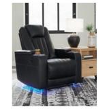 ASHLEY CENTER POINT POWER RECLINER W  LED LIGHTING