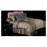 K Duvet wï¿½ Stuffer, Sheets, Shams, Bedskirt-Egg