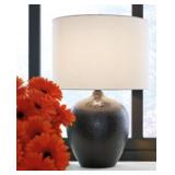 ASHLEY L123894  LADSTROW BLACK CONTEMPORARY LAMP