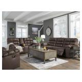 ASHLEY DERWIN RECLINING SOFA & LOVE SEAT