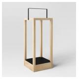 9 x 20 ï¿½ Threshold Wood & Metal Lantern