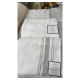 (2) 30 x 54 ï¿½  White Performance Bath Towels