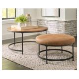 ASHLEY DREZMOORE 2-PIECE NESTING COFFEE TABLE SET