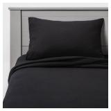 King Black Jersey Sheet Set