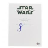 Autographed J.J Abrams Star Wars Script