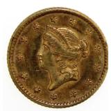1851 Liberty Head $1.00 Gold Coin