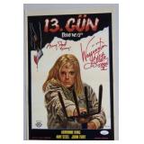 FRIDAY THE 13TH POSTER SIGNED BY AMY STEEL