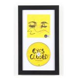 Autographed Ed Sheeran Eyes Closed Cd Display