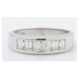 Platinum Emerald Cut 1.00 ct VS Diamond Ring