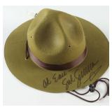 Autographed Sgt Slaughter WWE Hat