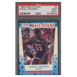 Vintage 1989 Fleer Sticker #5 Magic Johnson Card