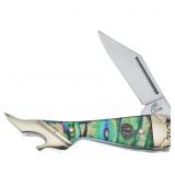 Frost FOC183AB Leg Knife Abalone