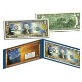 Autographed The Starry Night Van Gogh $2 Bill