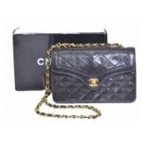 CHANEL Turn Lock Ram Chain Shoulder Bag